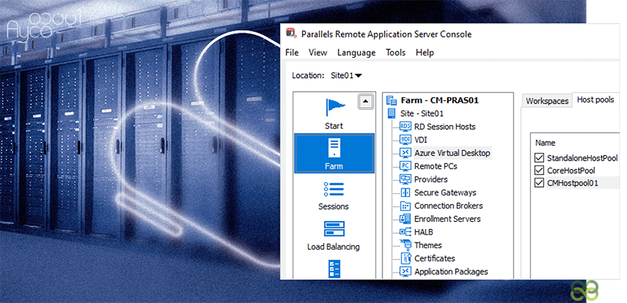 مقیاس پذیری مجازی سازی دسکتاپ parallels ras